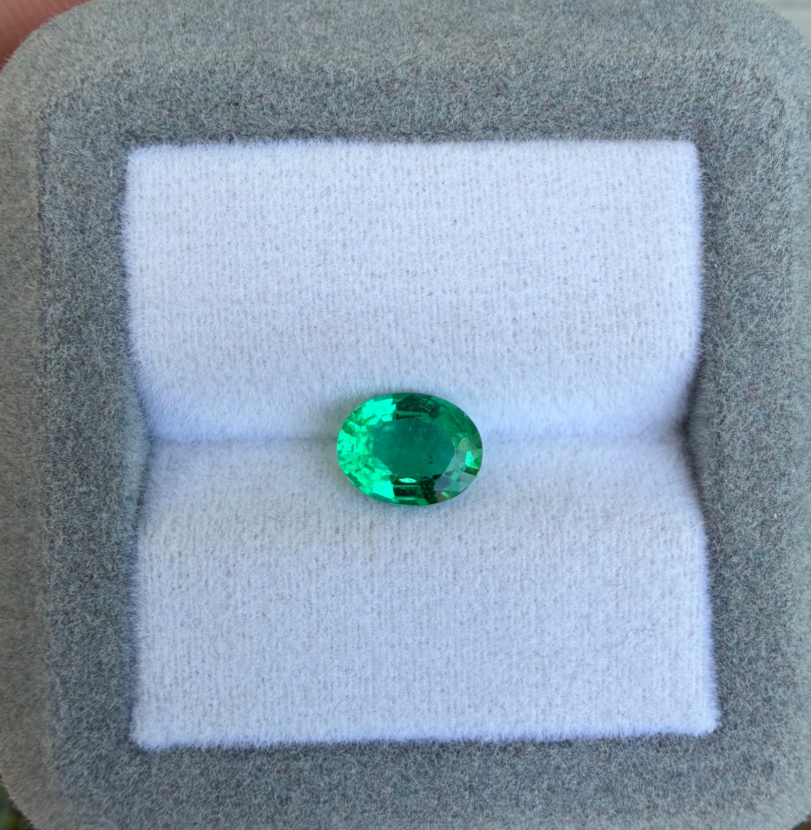 étude — émeraude no oil 1,12 ct