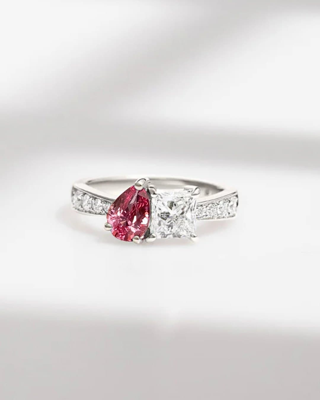 toi et moi saphir + diamant
