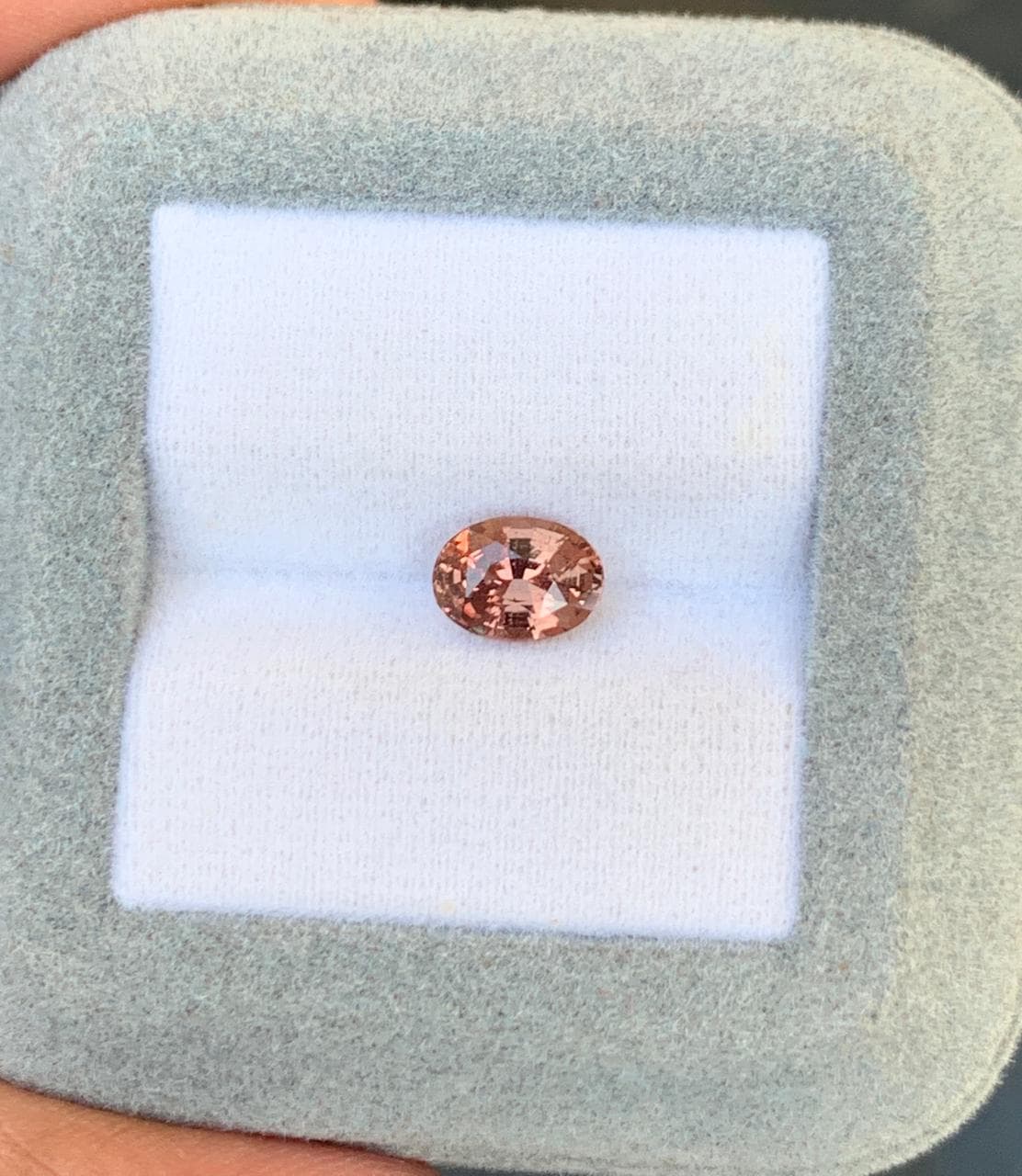 exemple — saphir orange 1,56 ct