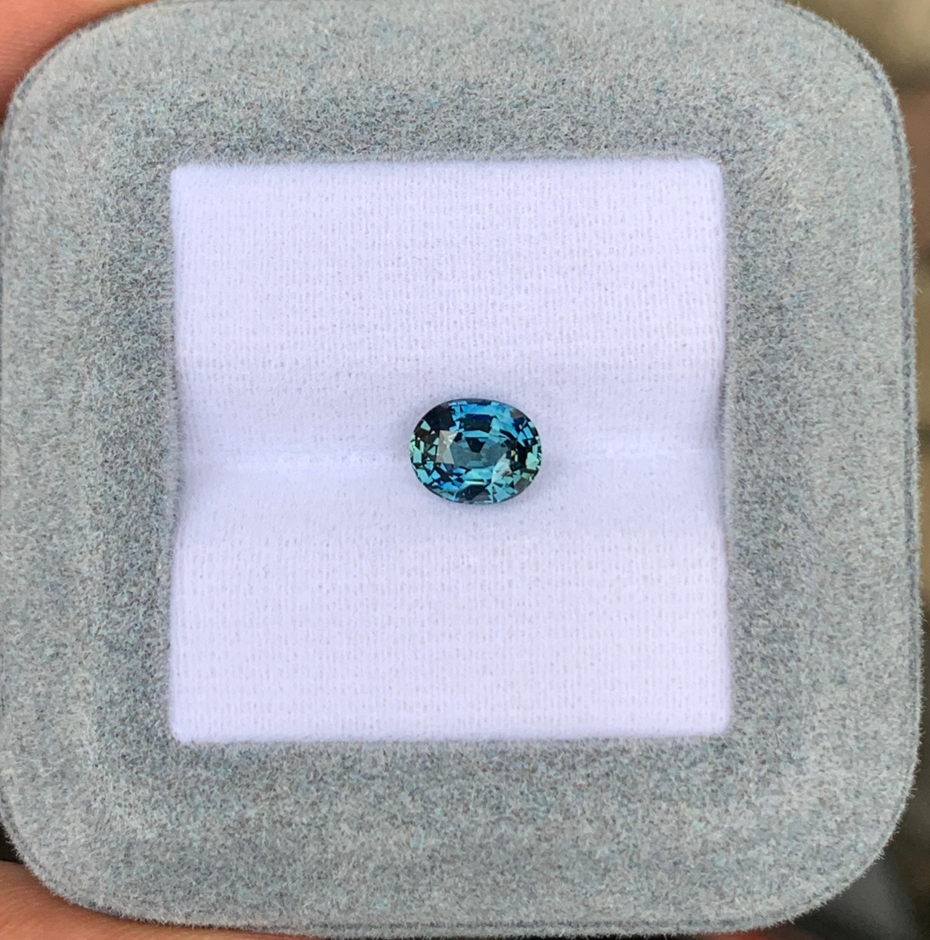 exemple — saphir teal 1,51 ct