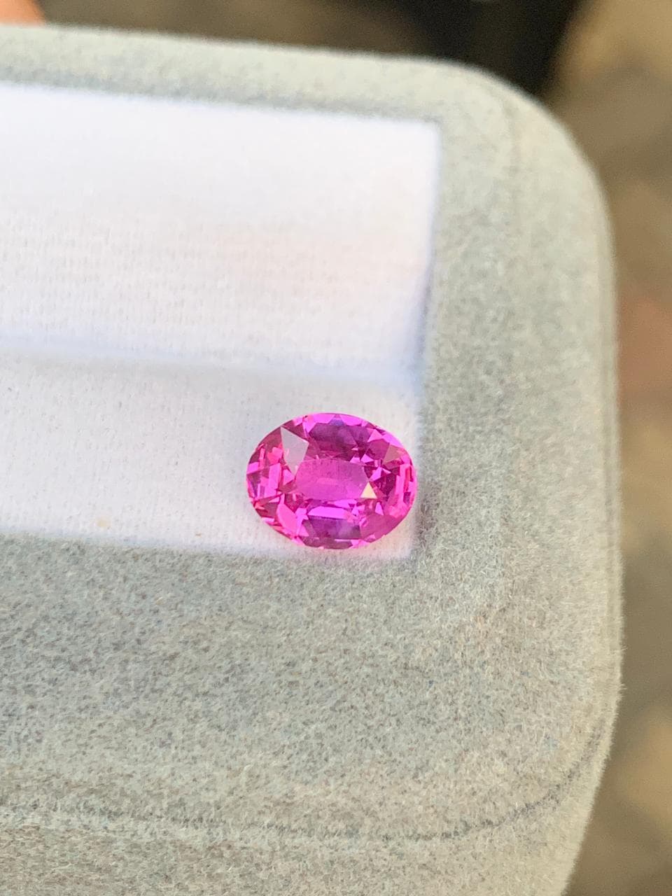 Saphir Rose Ovale de 2,05ct — Sri Lanka