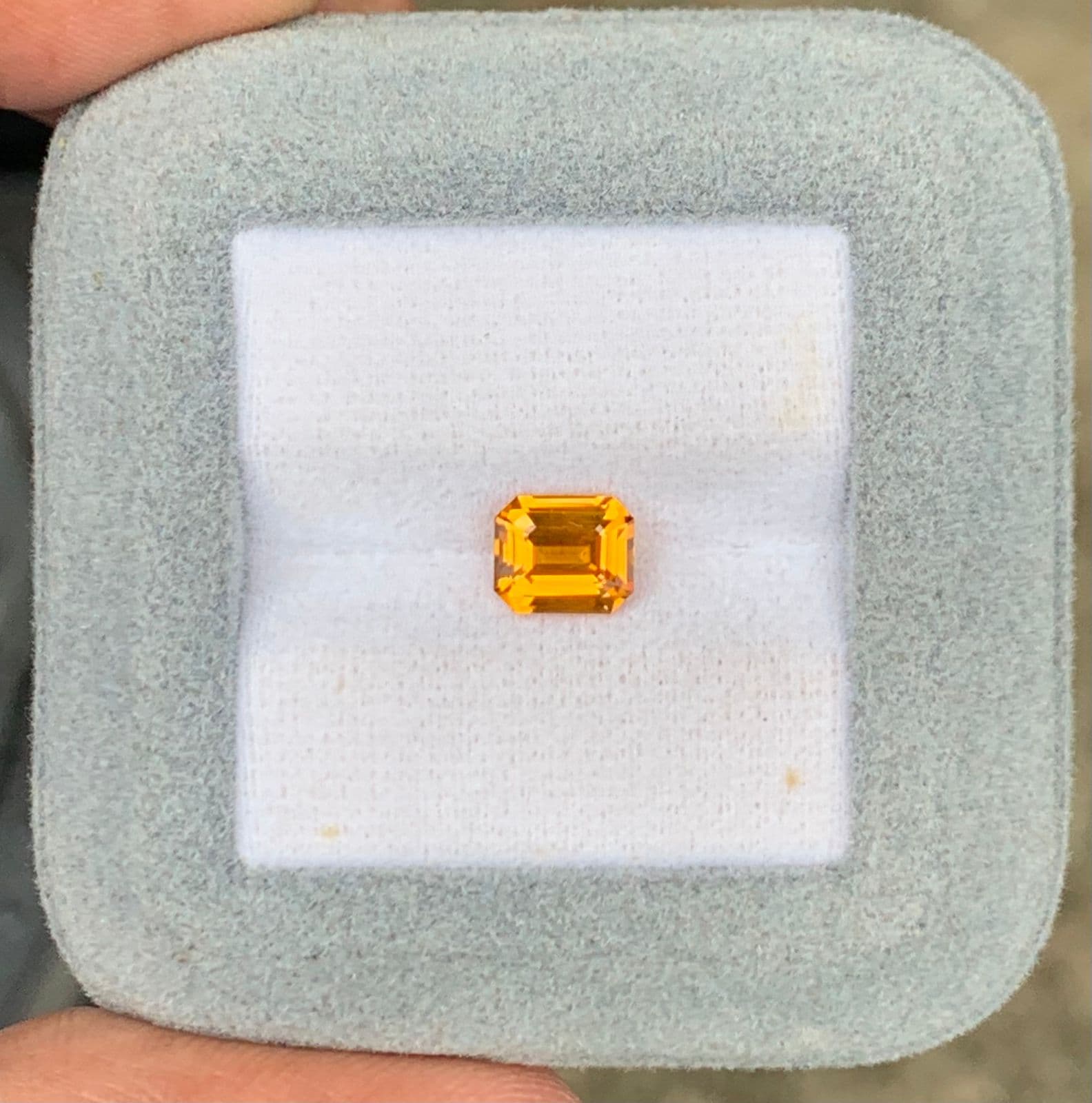 Saphir Jaune Rectangle de 1,52ct — Sri Lanka