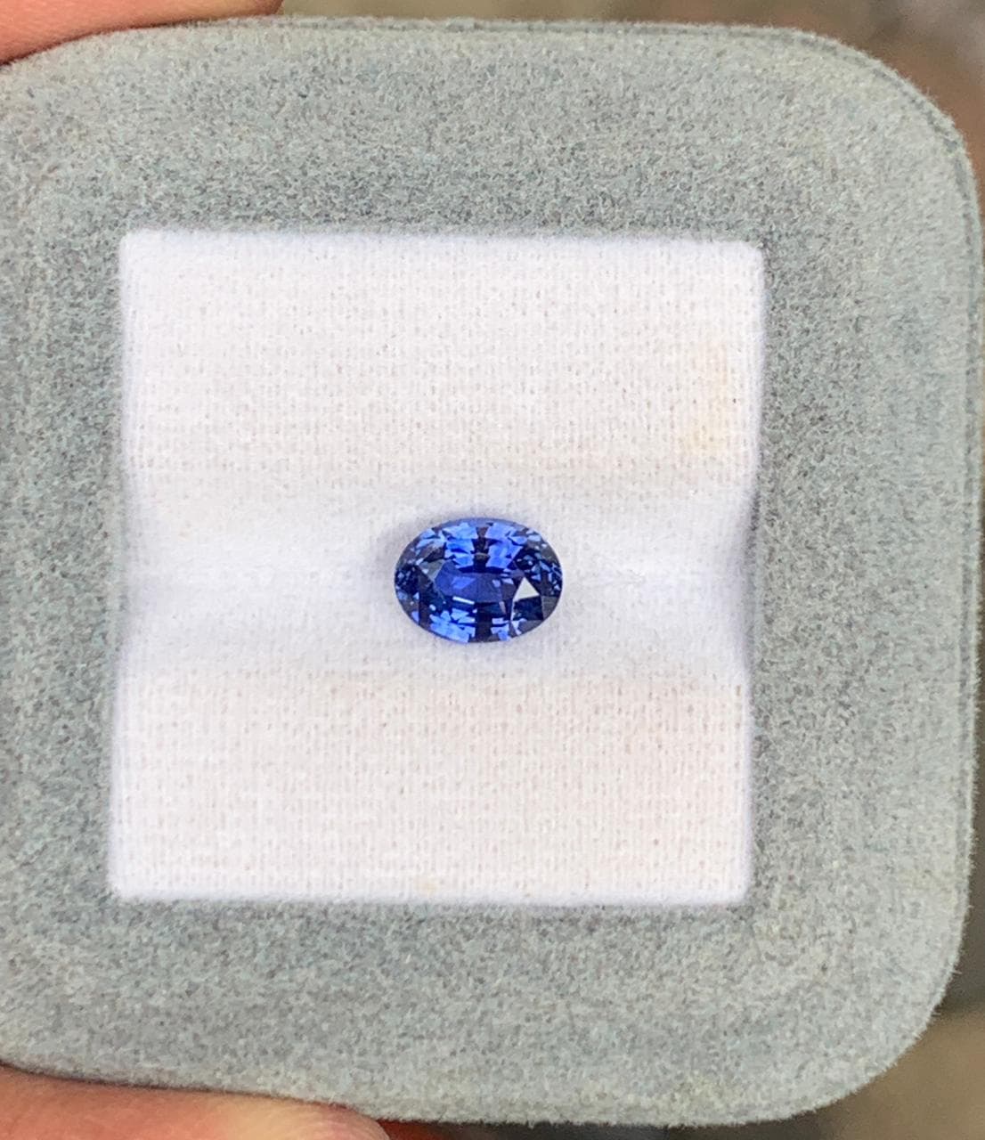 Saphir Bleu Ovale de 2,17ct — Sri Lanka