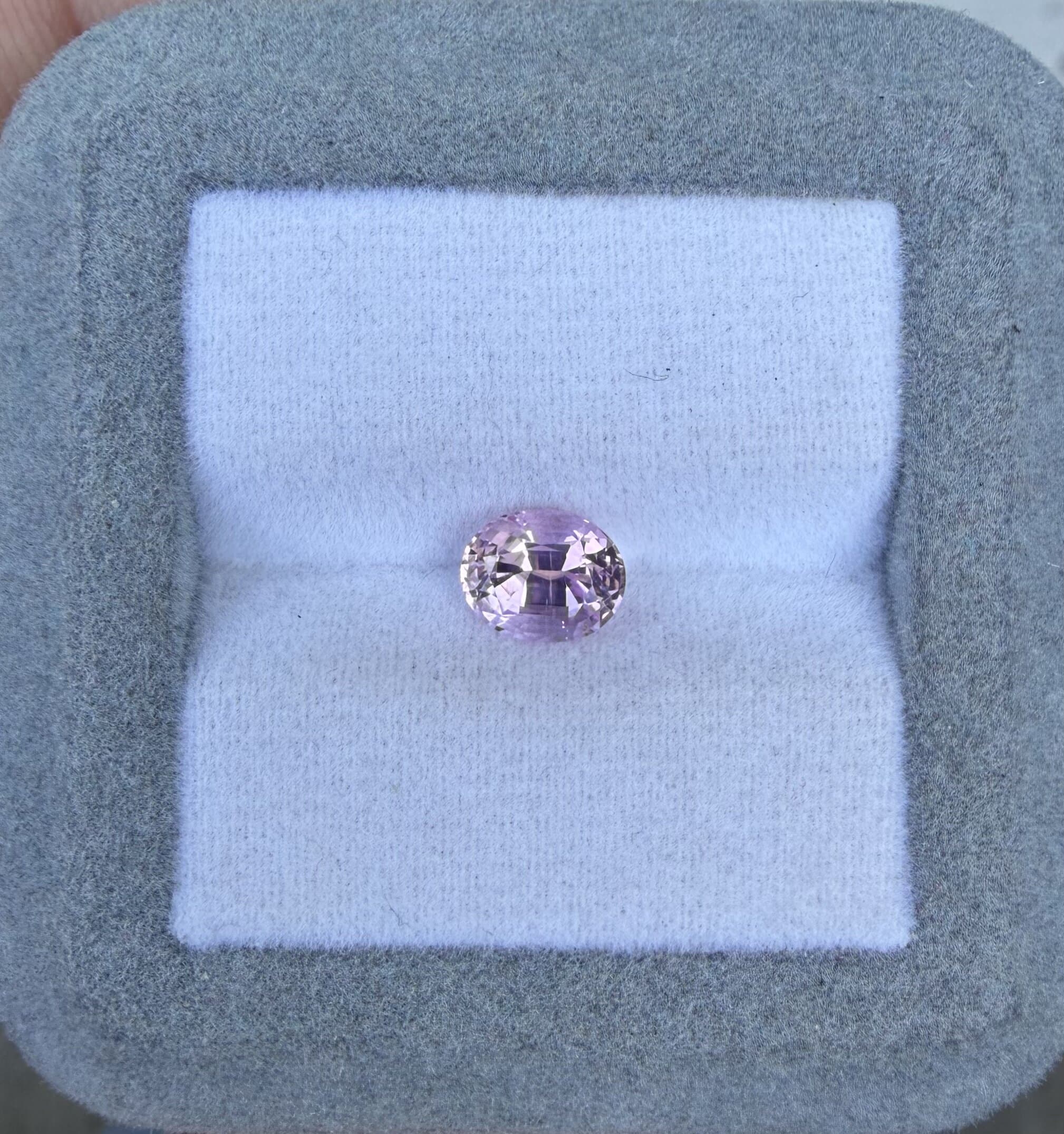 Tourmaline Rose Ovale de 1,24ct