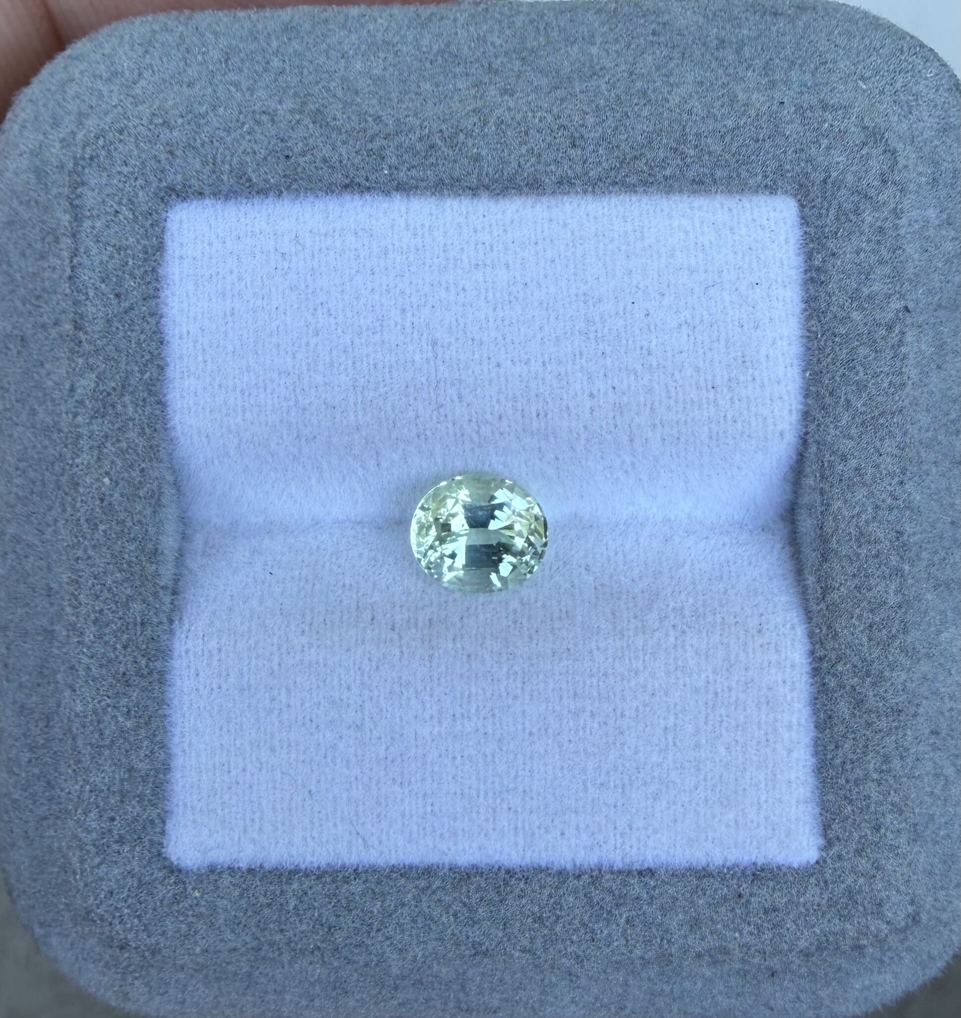 Oval Green Tourmaline 1.11ct