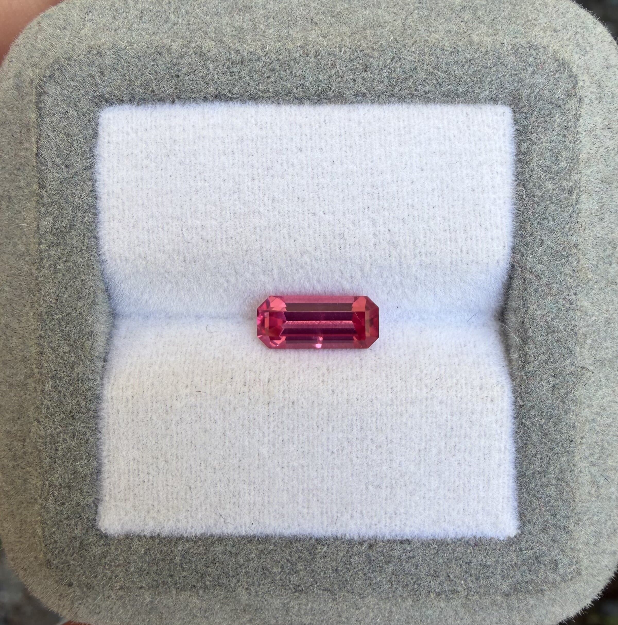 1.27ct Rectangular Pink Spinel