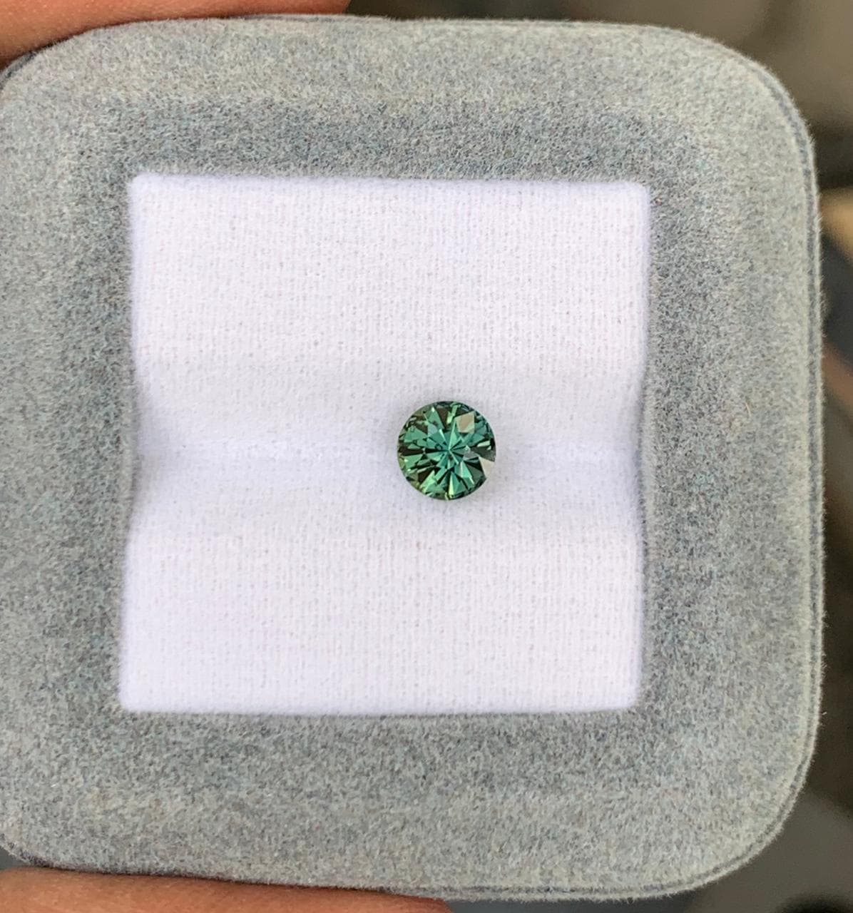 Saphir Teal Rond de 1,20ct