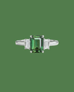 Bagues de fiançailles Saphir Vert