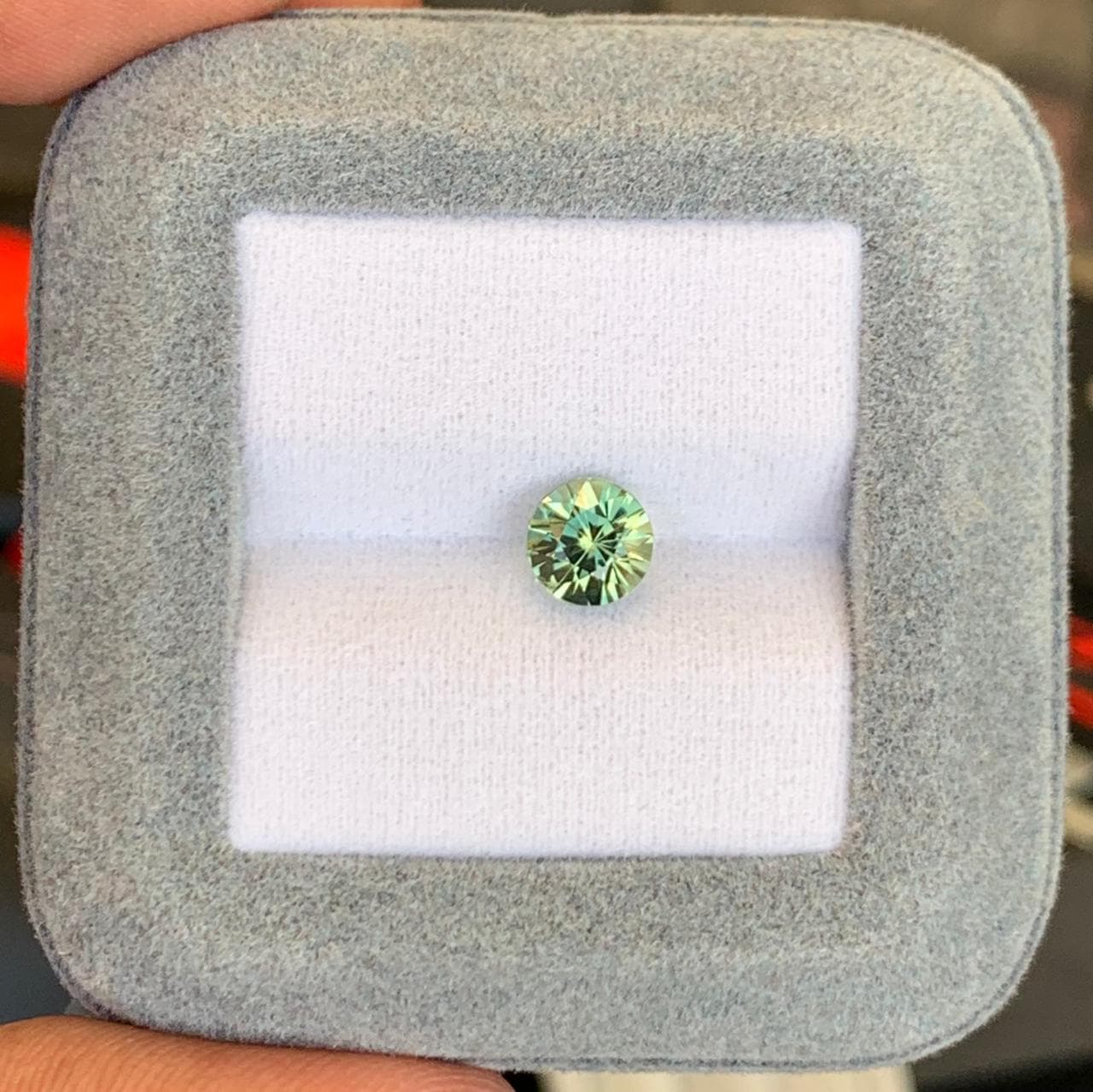 Saphir Teal Rond de 1,53ct — Madagascar