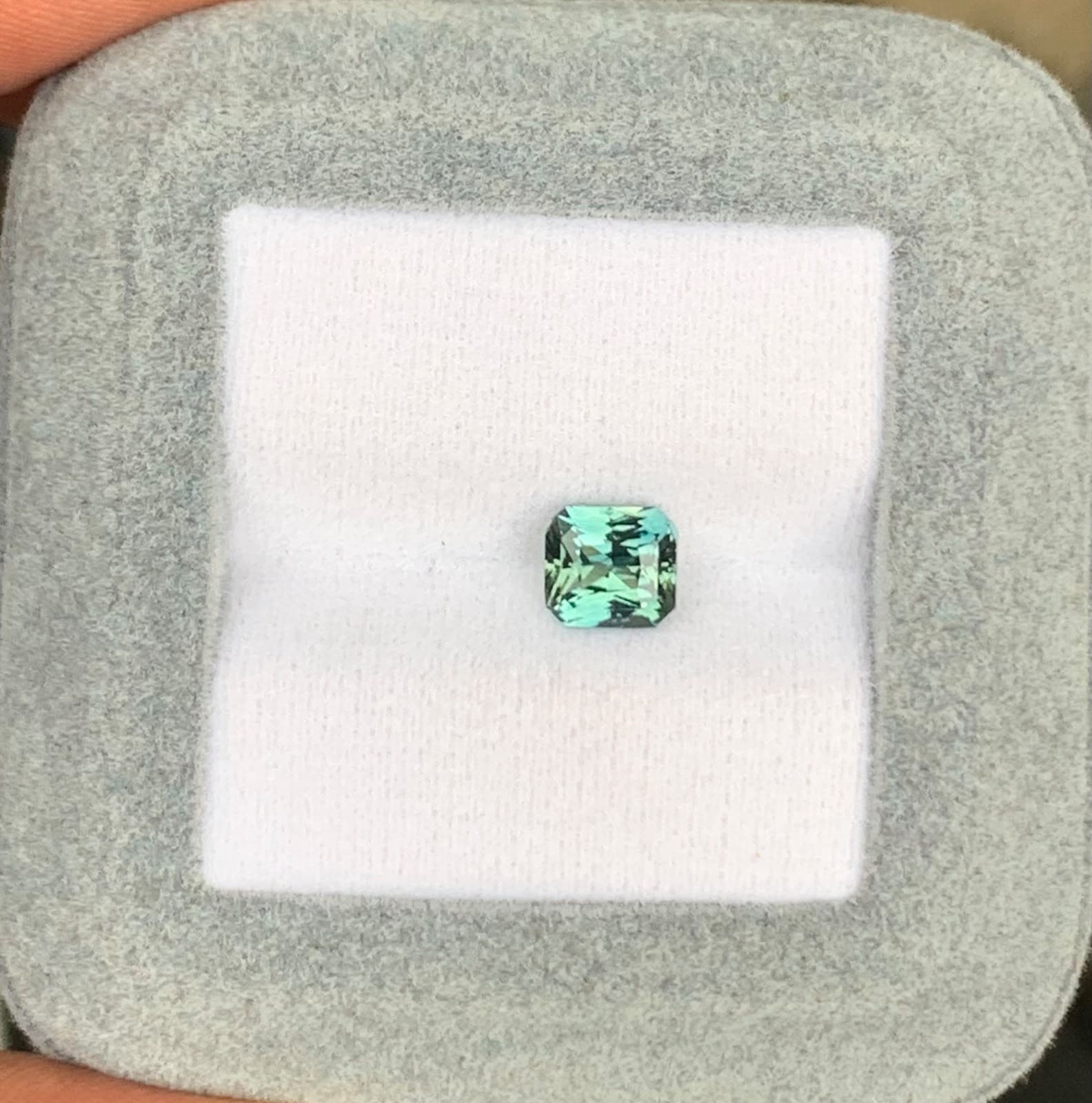 Saphir Teal Coussin de 1,52ct — Madagascar, Non Chauffé
