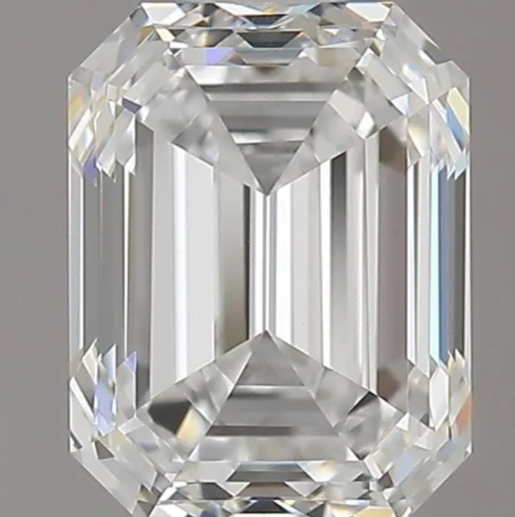 Diamant émeraude E/VVS2 · 1,0ct